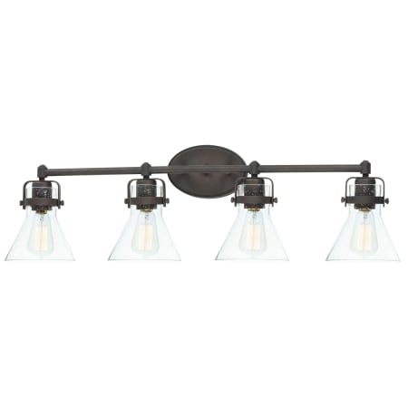 Maxim Seafarer 4 Light 33" Wide LED Vanity Light Oil Rubbed Bronze