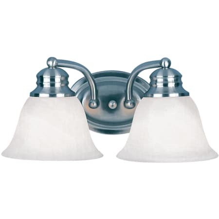 Maxim Malaga 13" Wide Bath Light Satin Nickel / Frosted Glass