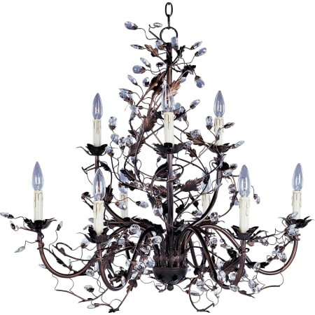 Maxim Elegante 29" Wide 9 Light Chandelier Oil Rubbed Bronze
