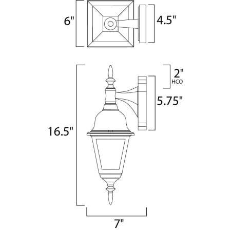 Maxim-3007-Line Drawing