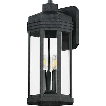 Maxim Wright 3 Light 21" Tall Outdoor Wall Sconce Black Patina