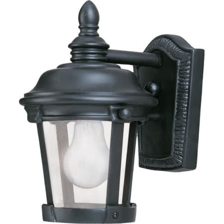 Maxim Dover 10" Tall 1 Light Wall Sconce with Clear Seedy Glass Bronze / Seedy Glass