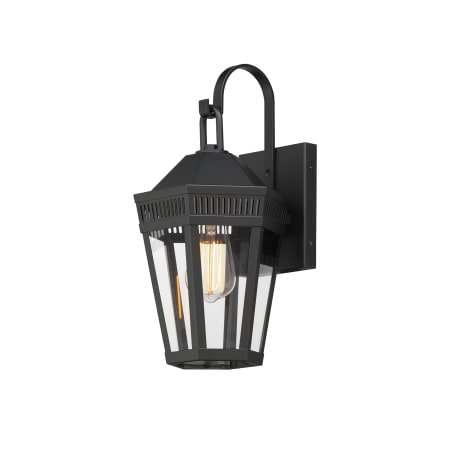 Maxim Oxford 14" Tall Outdoor Wall Sconce Black