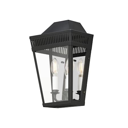 Maxim Oxford 2 Light 14" Tall Outdoor Wall Sconce Black
