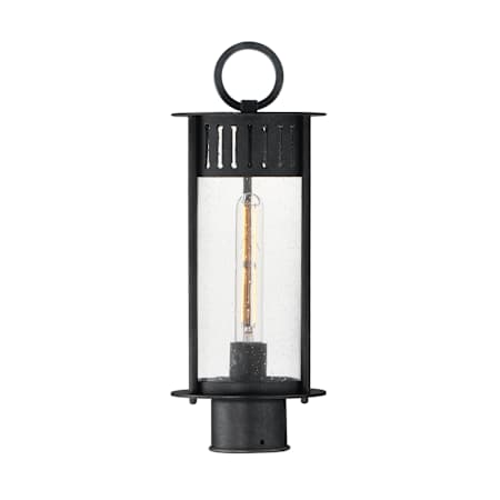 Maxim Windsor 17" Tall Post Light Black Patina