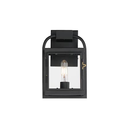 Maxim Bonham 12" Tall Outdoor Wall Sconce Black