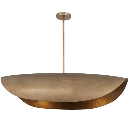 Maxim Denarii 2 Light 43" Wide Pendant Natural Gold