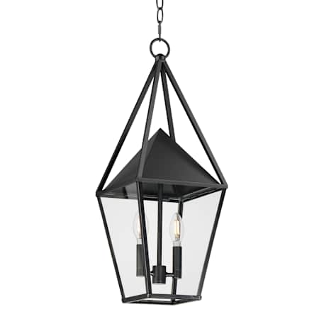 Maxim Bavaria 2 Light 9" Wide Outdoor Pendant Black