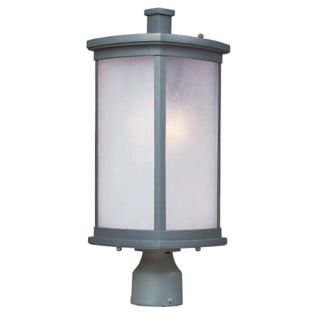 Maxim Terrace Single Light 19-1/4" High Outdoor Post Light with Clear Glass Shade Platinum