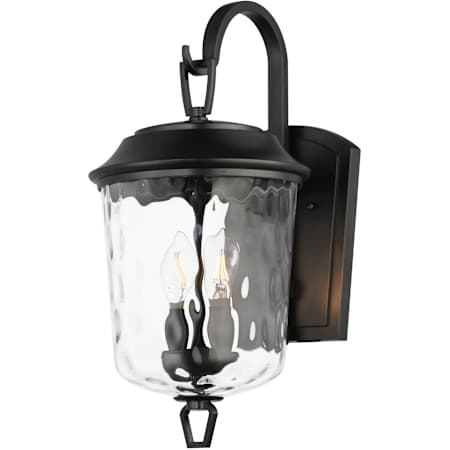 Maxim Prescott 2 Light 19" Tall Outdoor Wall Sconce Dark Bronze