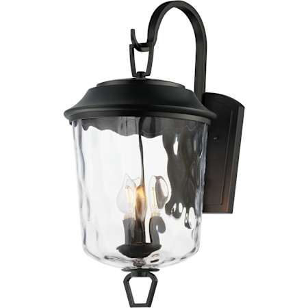 Maxim Prescott 3 Light 23" Tall Outdoor Wall Sconce Dark Bronze