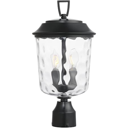 Maxim Prescott 2 Light 18" Tall Post Light Dark Bronze