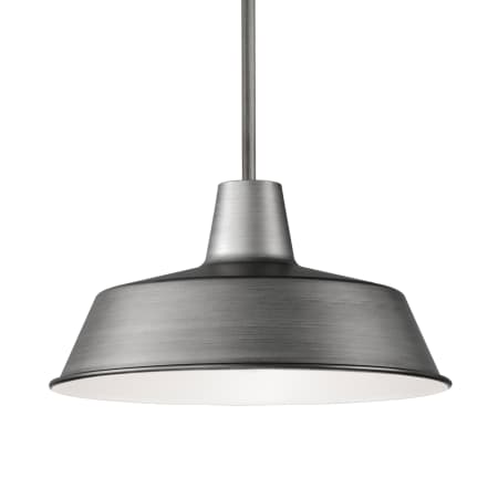 Maxim Pier M 14" Wide Pendant Weathered Zinc