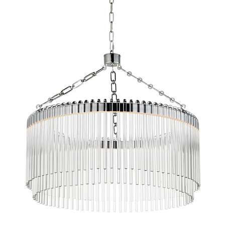 Maxim Jolie 24" Wide LED Pendant Polished Nickel