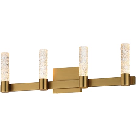 Maxim Duchess 4 Light 30" Wide ADA Compliant LED Vanity Light Natural Aged Brass