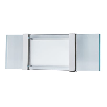 Maxim Image 17" Wide LED Bath Light Satin Nickel / Clear Glass