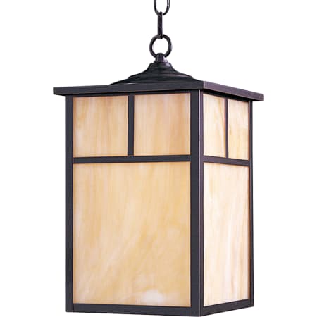 Maxim Coldwater Single Light 9" Wide Outdoor Mini Pendant with Glass Square Shade Burnished