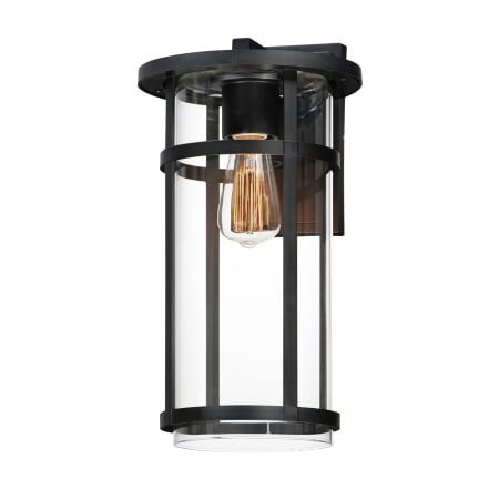 Maxim Clyde Vivex 17" Tall Outdoor Wall Sconce Black