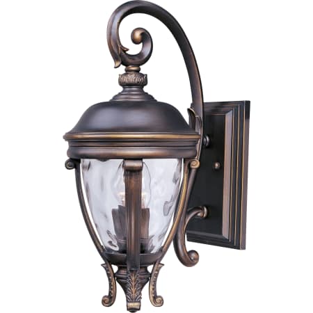 Maxim Camden VX 19" 2 Light Vivex Wall Sconce Golden Bronze / Water Glass
