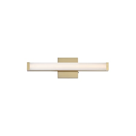 Maxim Spec 18" Wide LED Bath Bar Natural Aged Brass
