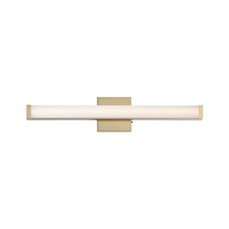 Maxim Spec 24" Wide LED Bath Bar Natural Aged Brass