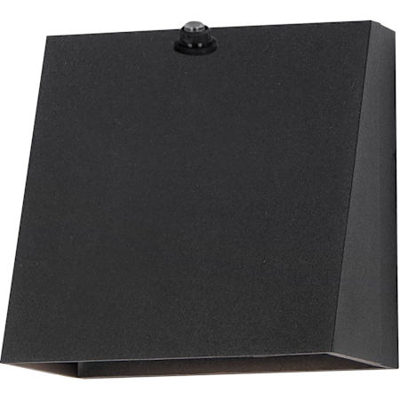 Maxim Pathfinder 6" Tall ADA Compliant LED Outdoor Wall Sconce With Photocell Black