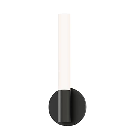 Maxim Tubi 3" Tall Bathroom Sconce Black
