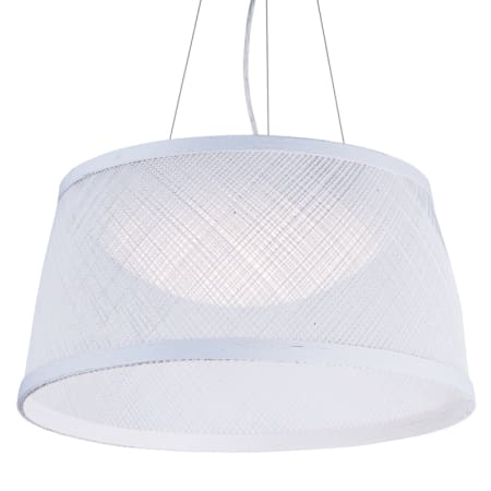 Maxim Bahama 21" Wide Indoor / Outdoor LED Pendant with Hemp Rope Drum Shade White