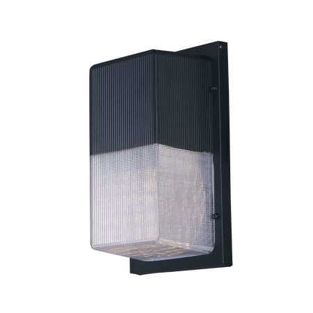 Maxim Wall Pak Light 6" Wide LED Wall Sconce with Clear Rectangular Glass Shades Black