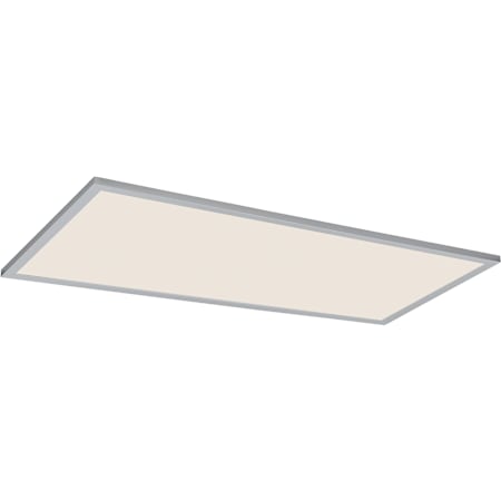 Maxim Sky 23-1/2" Wide Rectangle Switchable Color Temperature LED Panel - 5CCT Brushed Aluminum