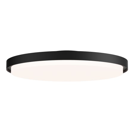 Maxim Float 16" Wide LED Flush Mount Drum Ceiling Fixture Black