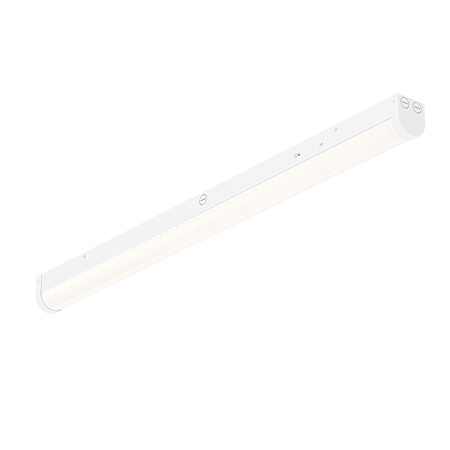 Maxim Workshop Single Light 48" Long Integrated LED Commercial Strip Light White