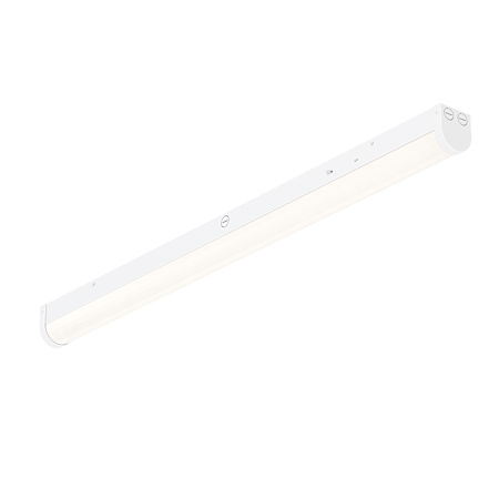 Maxim Workshop Single Light 48" Long Integrated LED Commercial Strip Light White