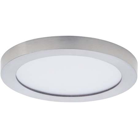 Maxim Chip 5-1/2" Wide LED Flush Mount Ceiling Fixture Satin Nickel