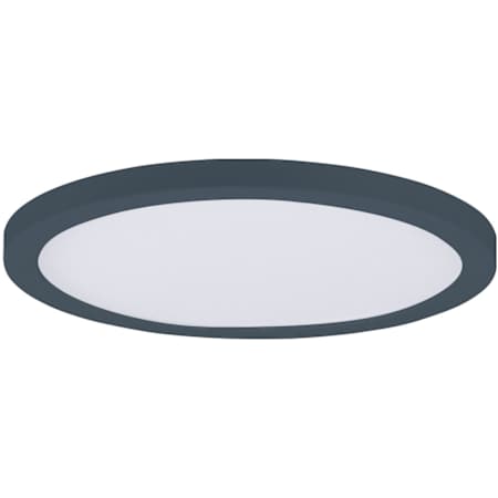 Maxim Chip 7" Wide LED Flush Mount Ceiling Fixture Black