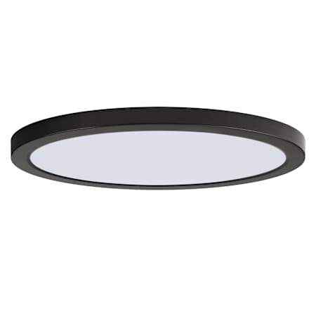 Maxim Chip 16" Wide Flush Mount Ceiling Fixture White / Black