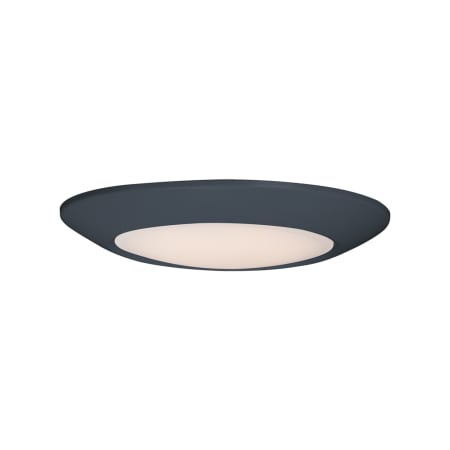 Maxim Diverse 6" Wide LED Flush Mount Bowl Ceiling Fixture -3000K Black