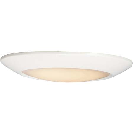 Maxim Diverse 6" Wide LED Flush Mount Bowl Ceiling Fixture -3000K White