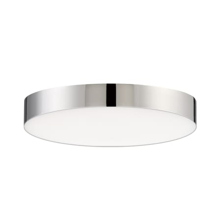 Maxim Trim 5" Wide Integrated LED Flush Mount Ceiling Fixture Polished Chrome