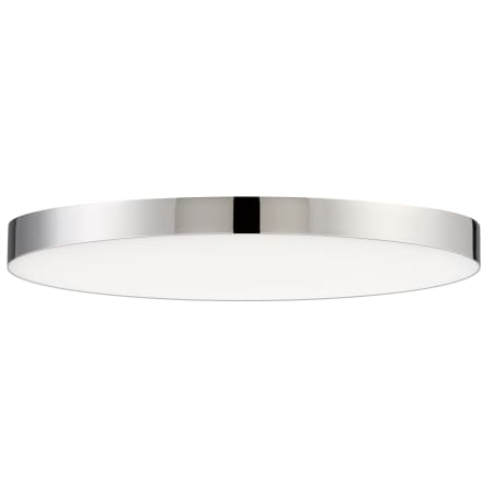 Maxim Trim 11" Wide Integrated LED Flush Mount Ceiling Fixture Polished Chrome