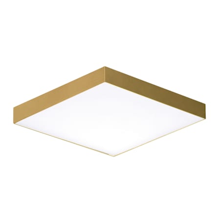 Maxim Trim 7" Wide Flush Mount Square Ceiling Fixture Satin Brass