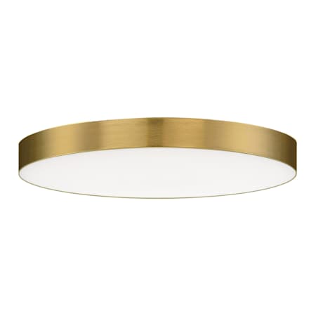 Maxim Trim 16" Wide Flush Mount Ceiling Fixture Satin Brass