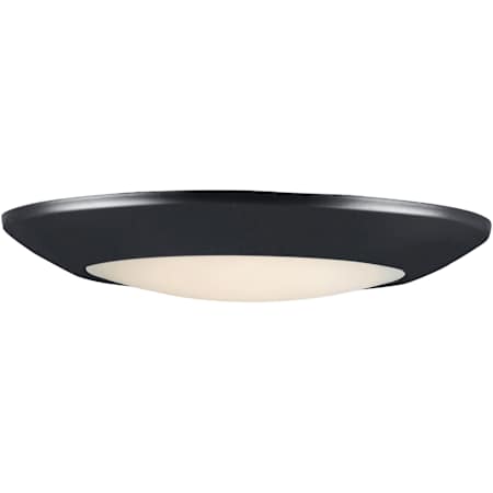 Maxim Diverse 9" Wide LED Flush Mount Bowl Ceiling Fixture - 3000K Black