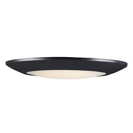 Maxim Diverse 13" Wide LED Flush Mount Ceiling Fixture Black