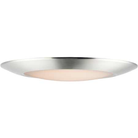 Maxim Diverse 13" Wide LED Flush Mount Bowl Ceiling Fixture -5CCT Satin Nickel