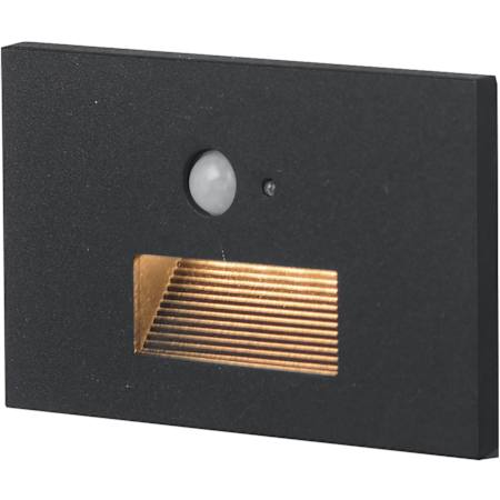 Maxim Single Path 120, 277V ADA Compliant LED Outdoor Hardscape Light with Motion Sensor - 3CCT Black