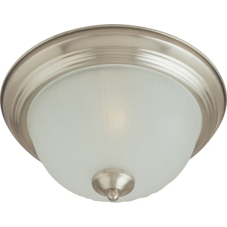 Maxim Essentials 13" Wide 2 Light Ceiling Light Satin Nickel / Frosted Glass