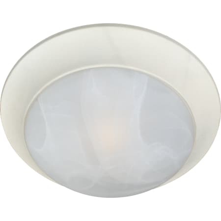 Maxim Essentials 16" Wide 3 Light Ceiling Light Textured White / Marble Glass
