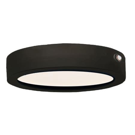 Maxim Wafer 7" LED Flush Mount Drum 3000K with Emergency Backup Black