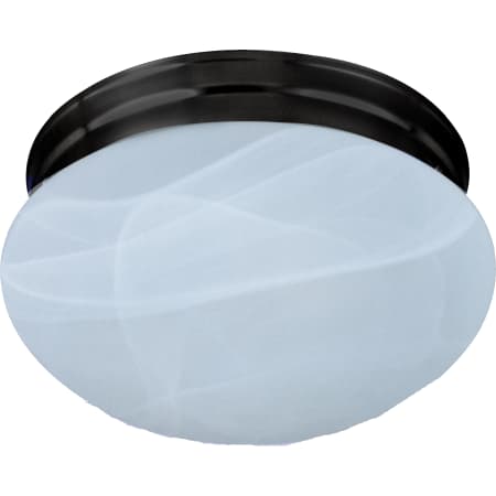 Maxim Essentials 9" Wide 2 Light Ceiling Light Oil Rubbed Bronze / Marble Glass